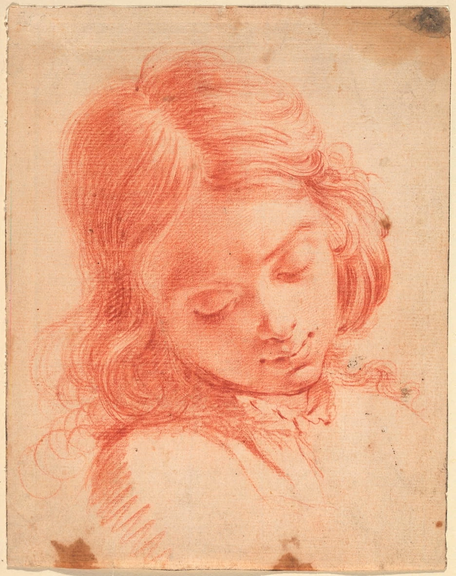 Testa di ragazzo che guarda in basso - Statens Museum for Kunst